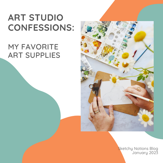 Art Studio Confessions: My favorite art supplies