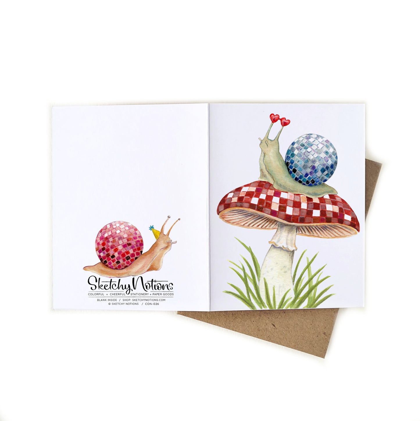 Disco Snail Card