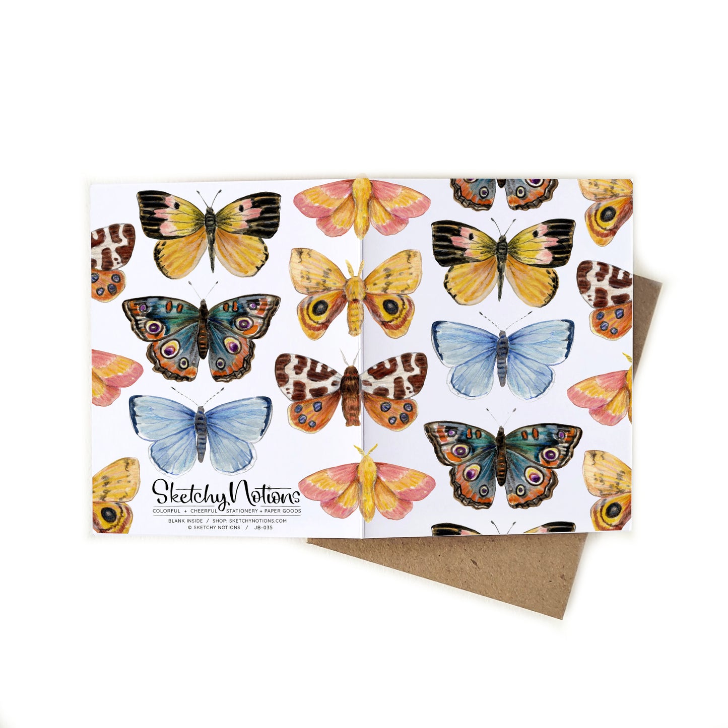 Butterfly + Moth Everyday Card