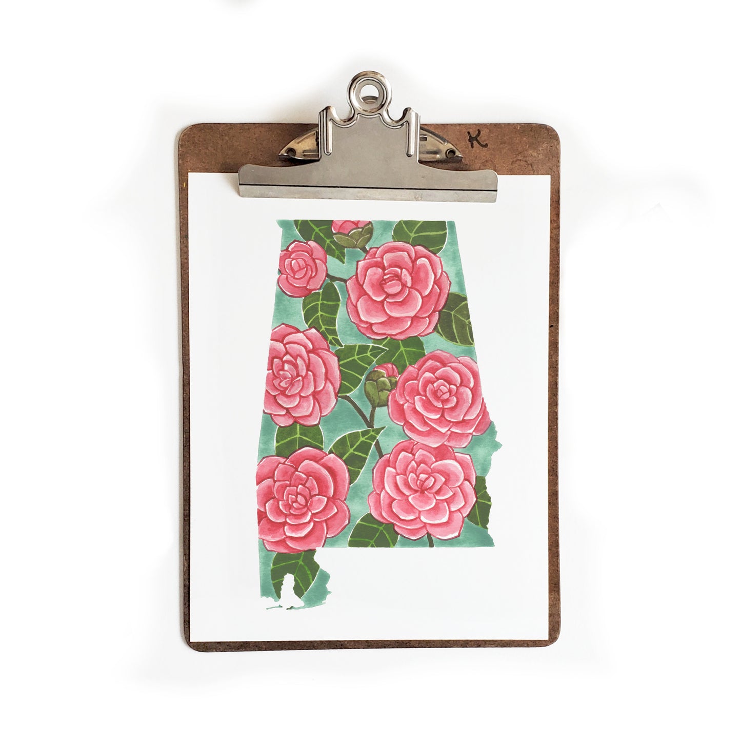 Alabama Camellia Print