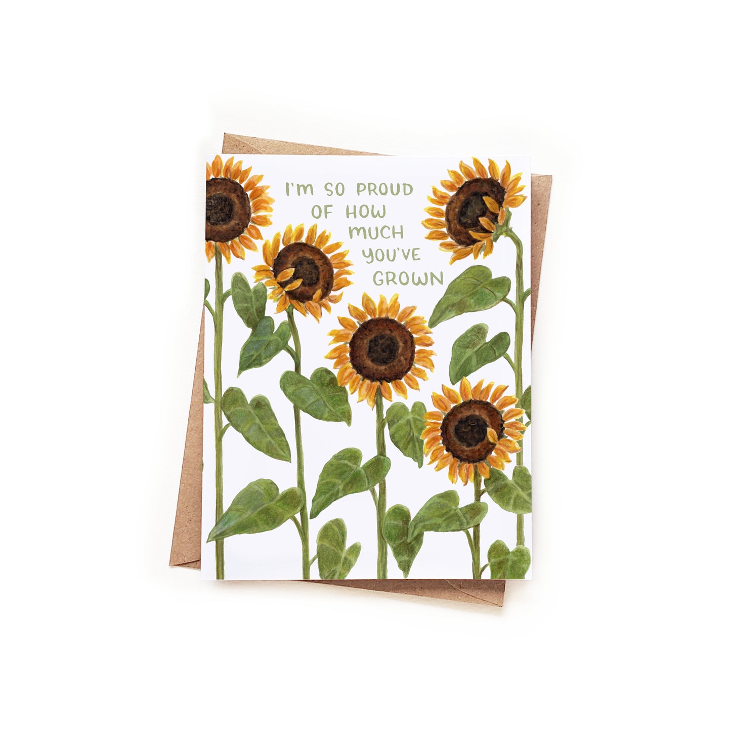 So Proud Sunflower Card