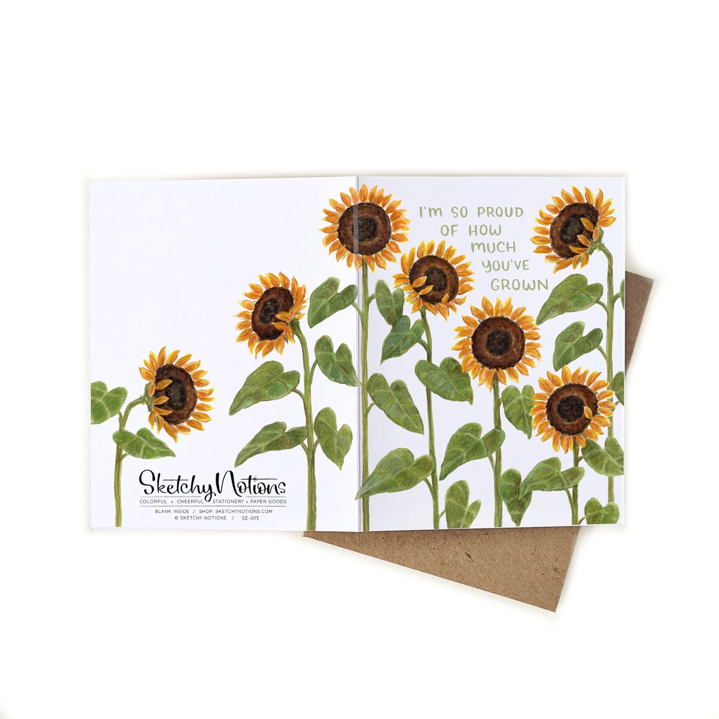 So Proud Sunflower Card