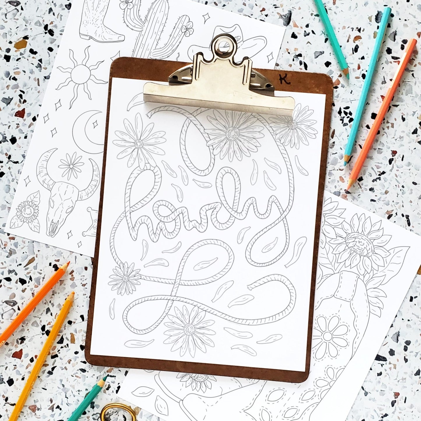 Western Coloring Pages
