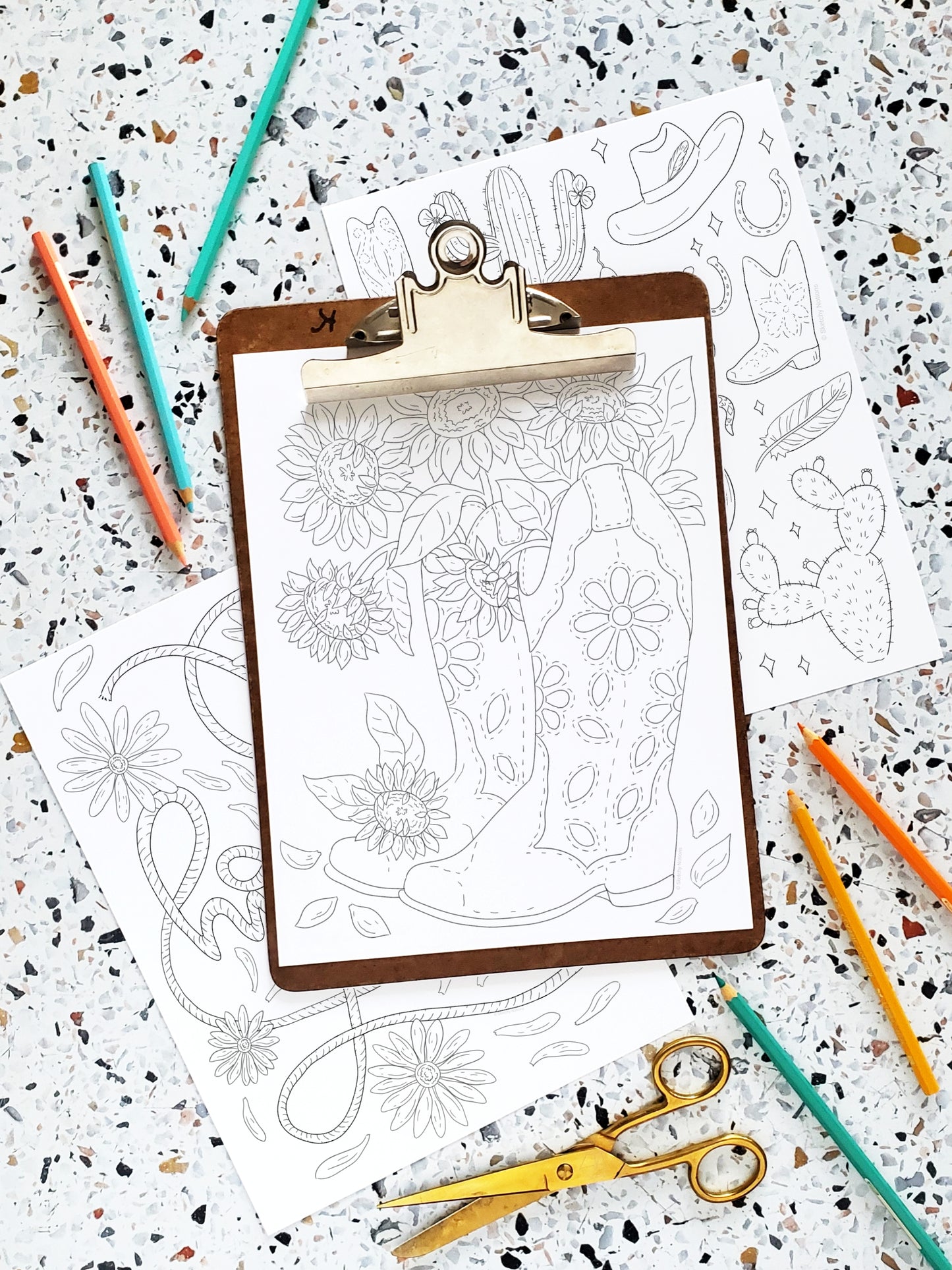 Western Coloring Pages
