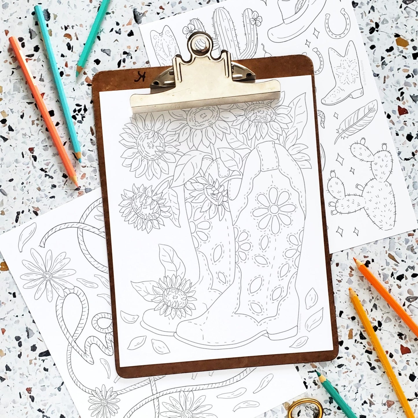 Western Coloring Pages