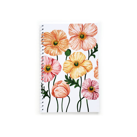 Icelandic Poppies Lined Notebook