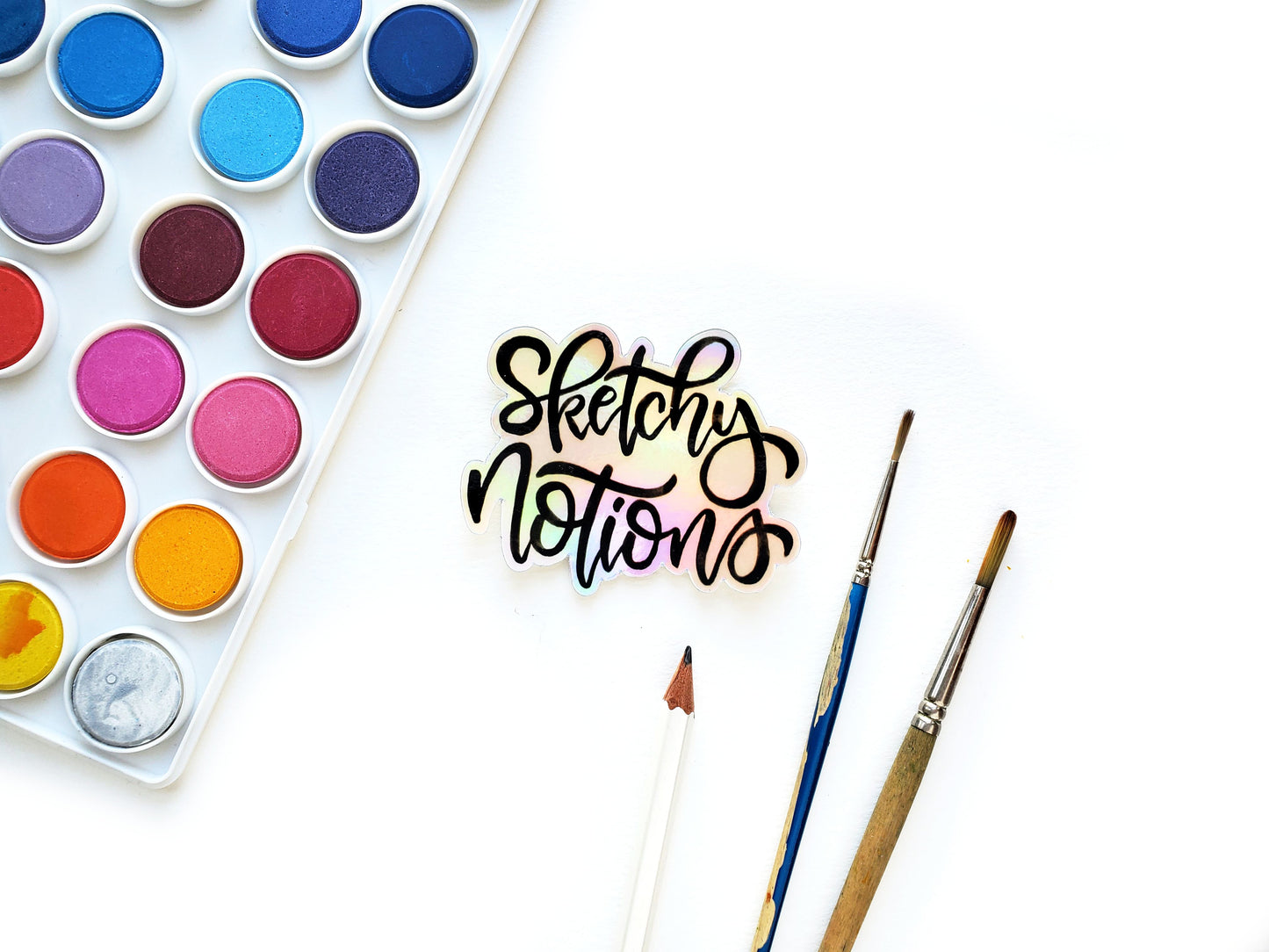 Sketchy Notions Holographic Sticker