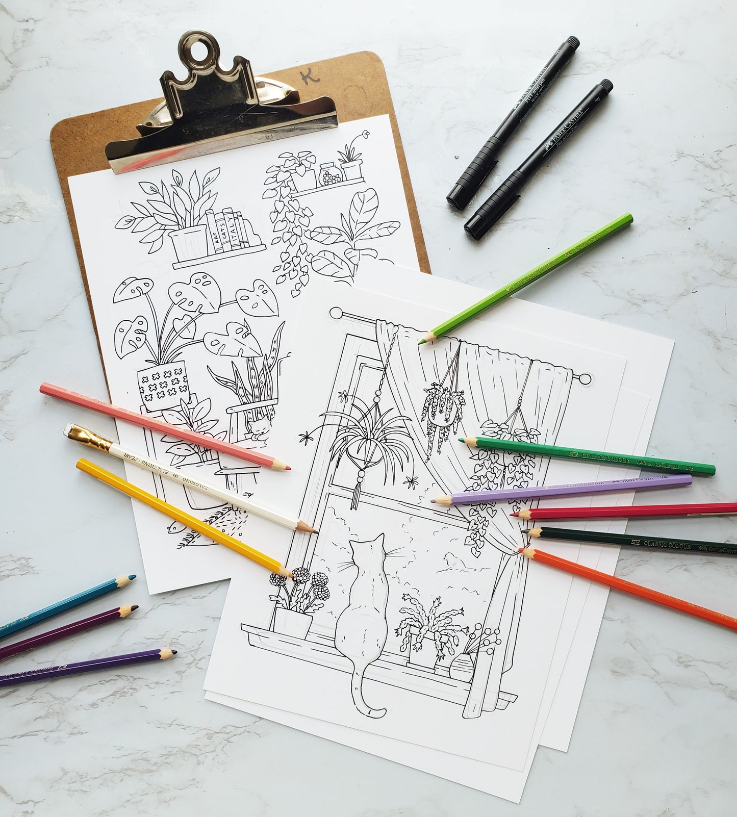 Indoor Jungle Coloring Pages