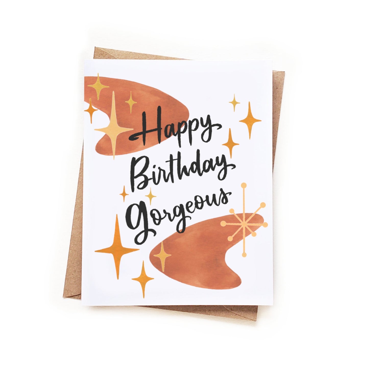 Happy Birthday Gorgeous Retro Card