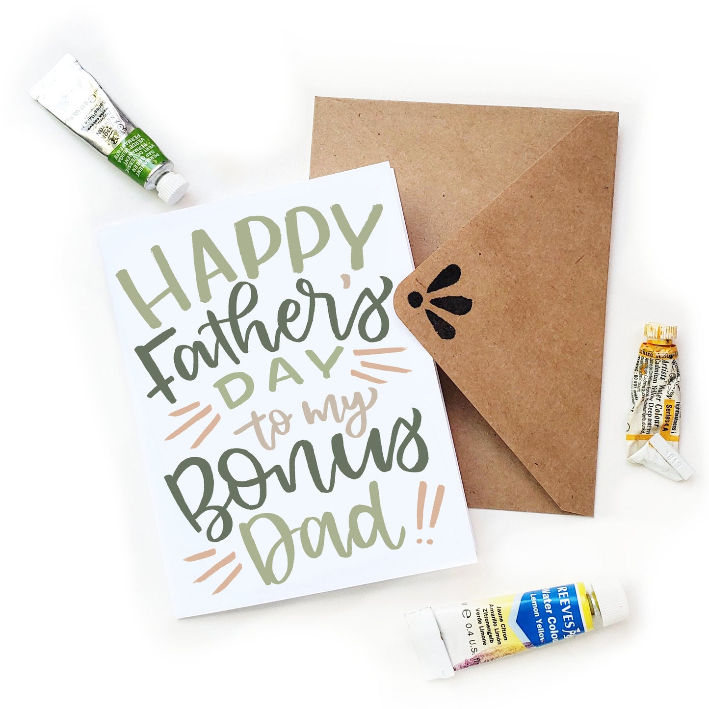 Bonus Dad Father's Day Card