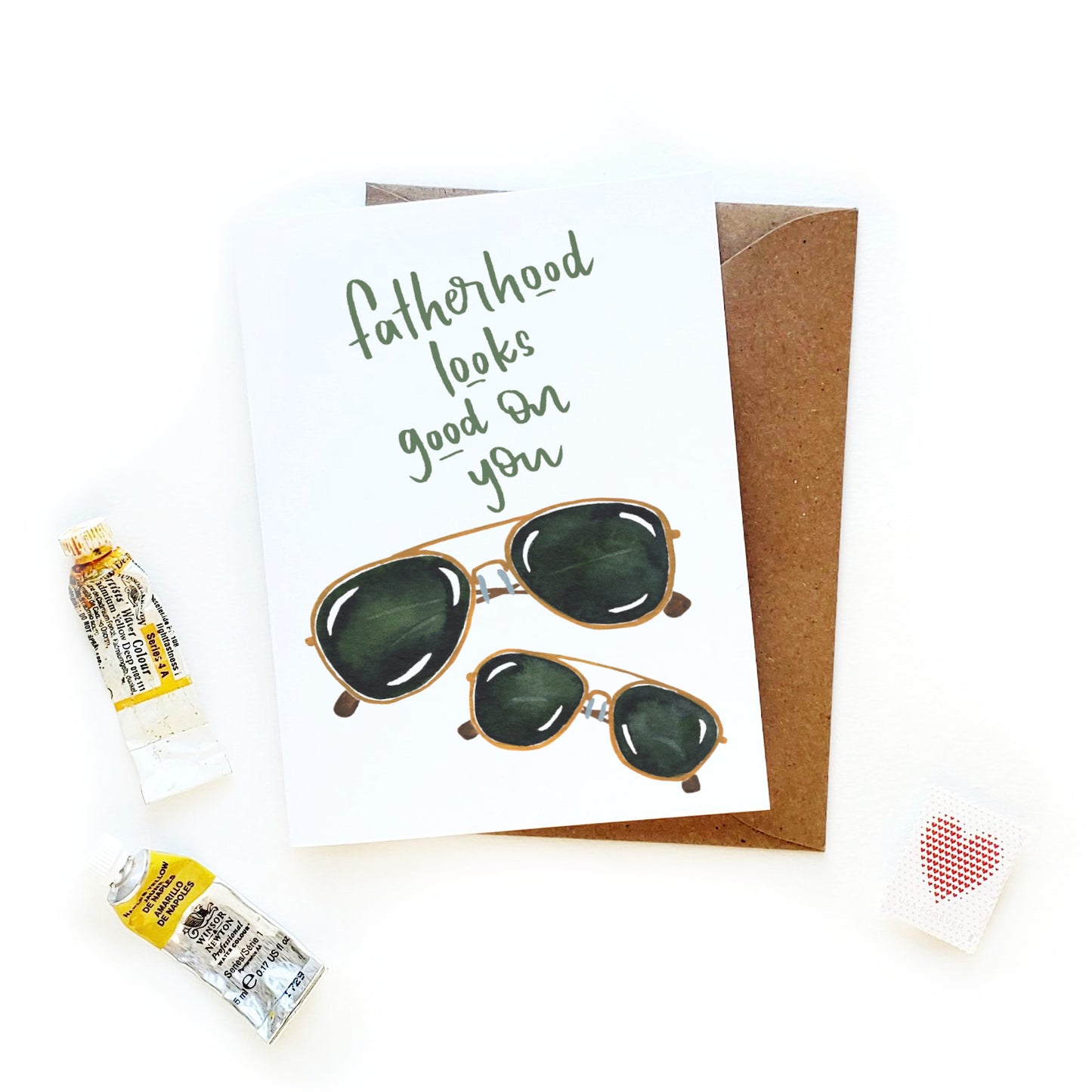 Fatherhood Looks Good Card