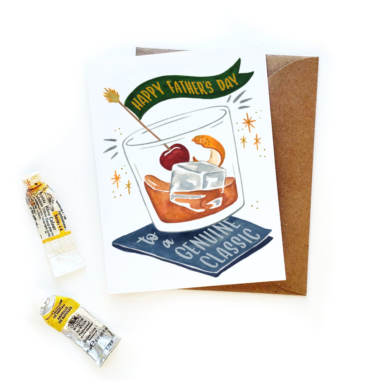 Father's Day Old Fashioned Card