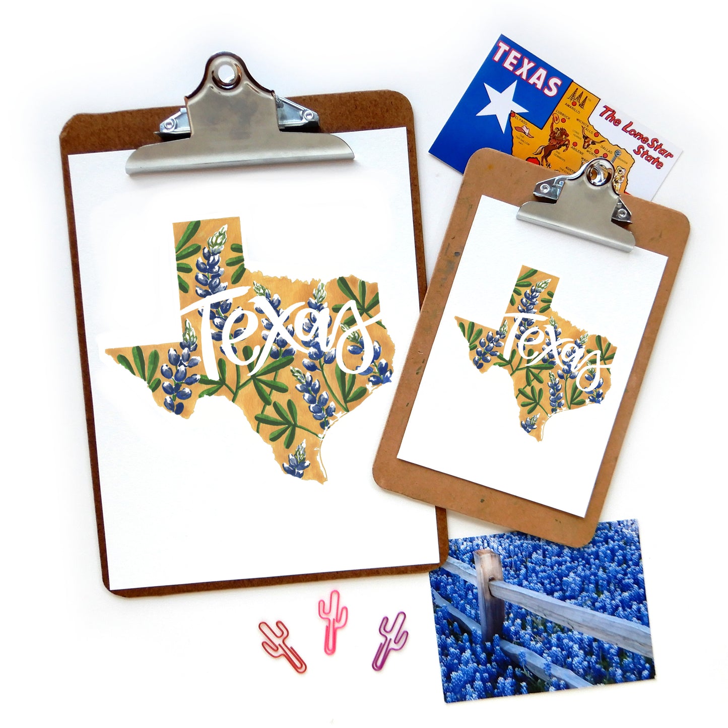 Texas Bluebonnet Print
