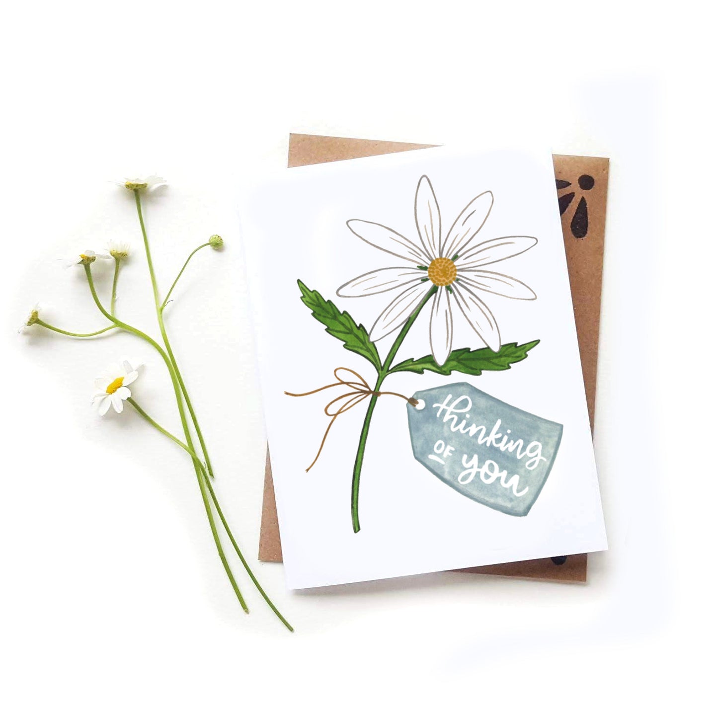 Thinking of You Daisy Card