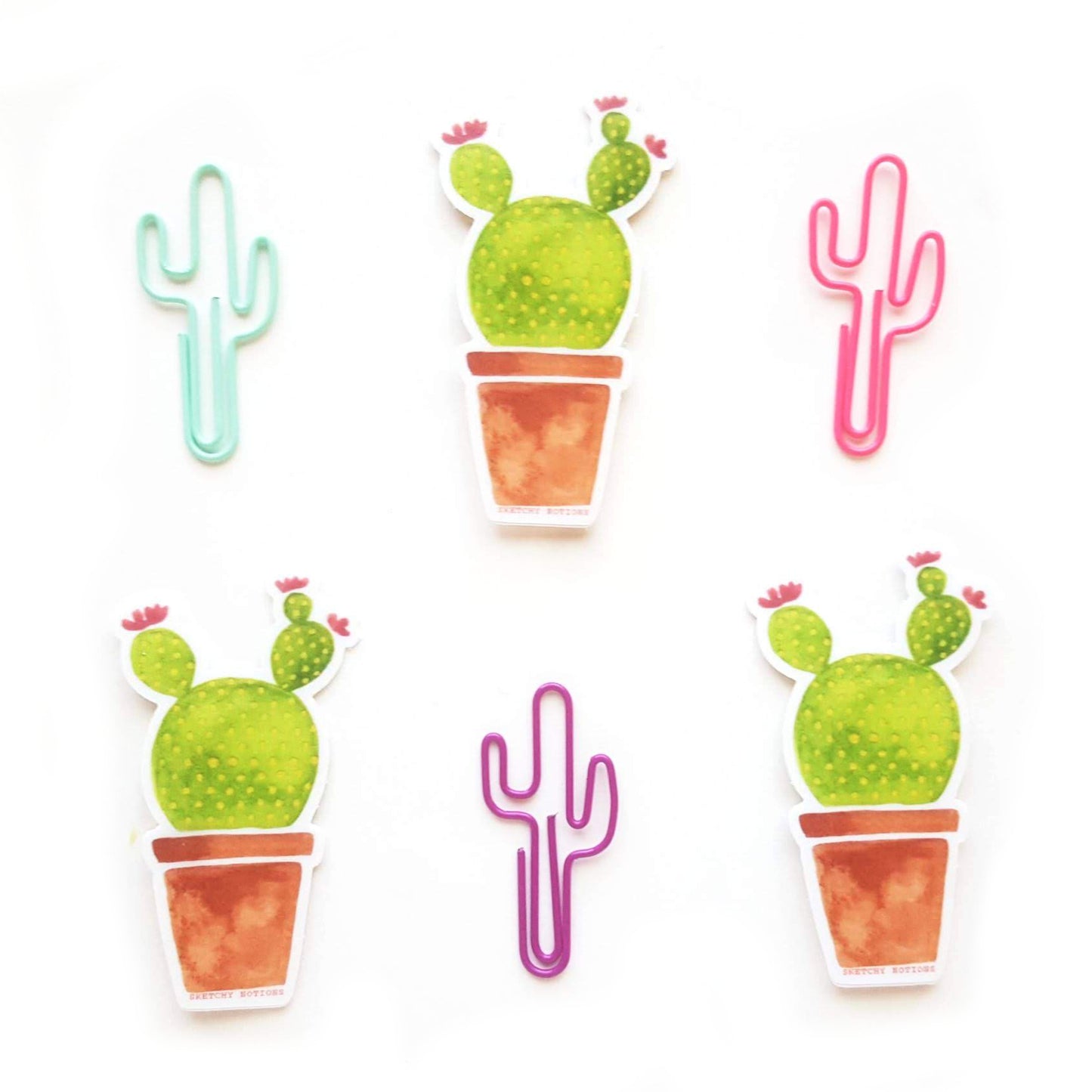 Blooming Cactus Sticker