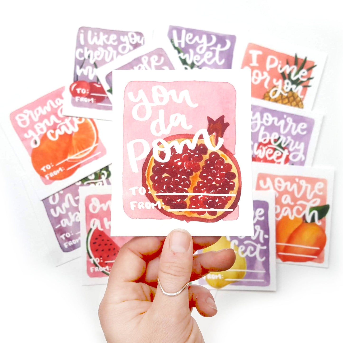 Printable Valentines Fruit Puns