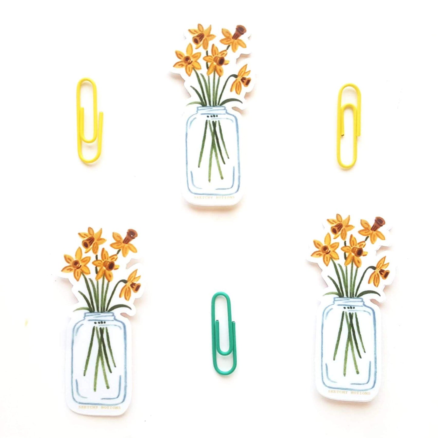Daffodil Bunch Sticker