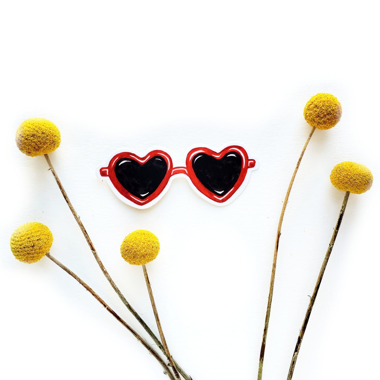 Heart Sunnies Sticker