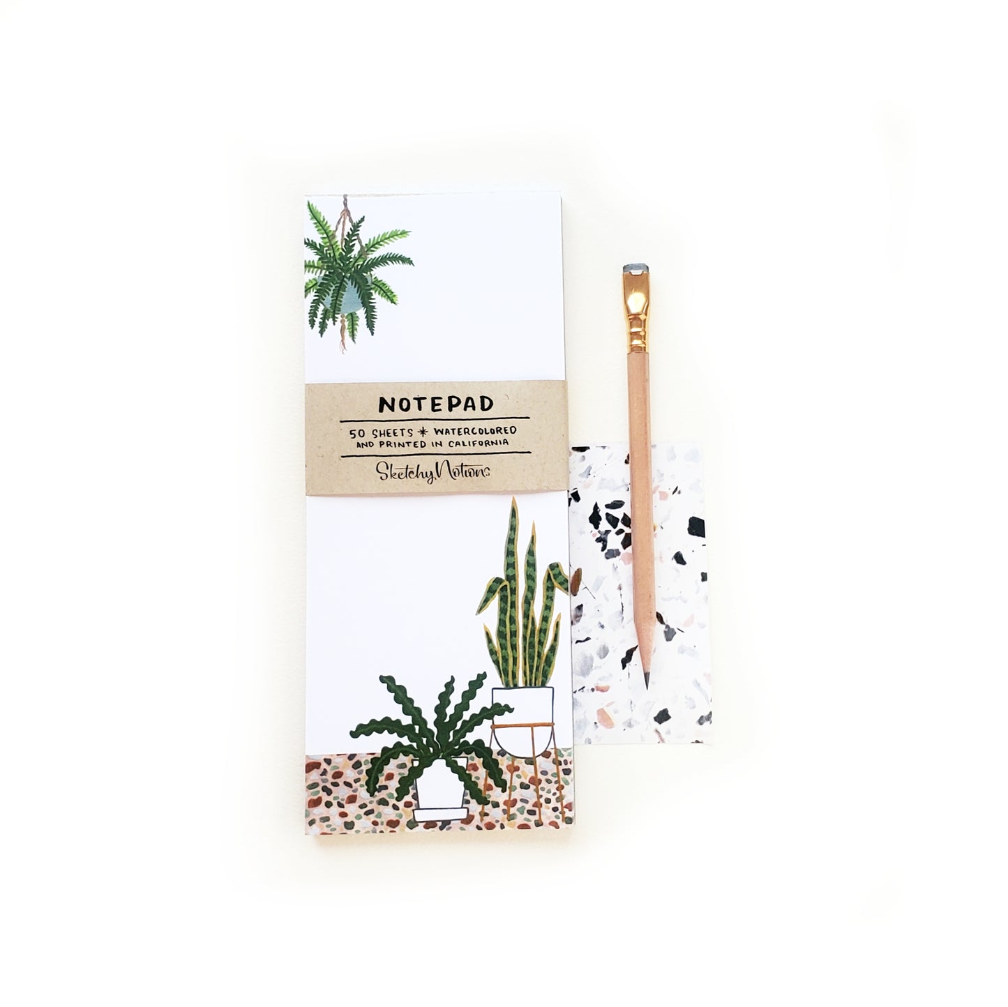 Terrazzo Houseplants Notepad