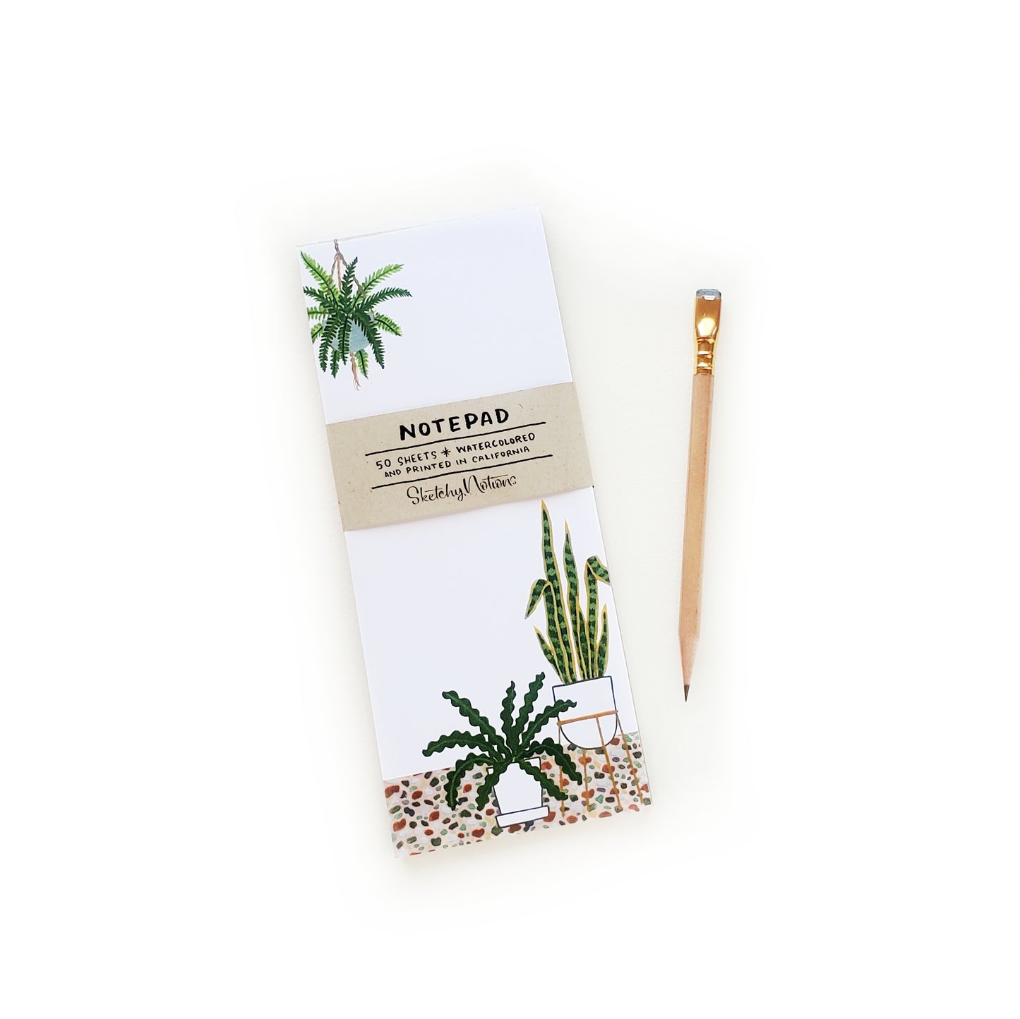 Terrazzo Houseplants Notepad