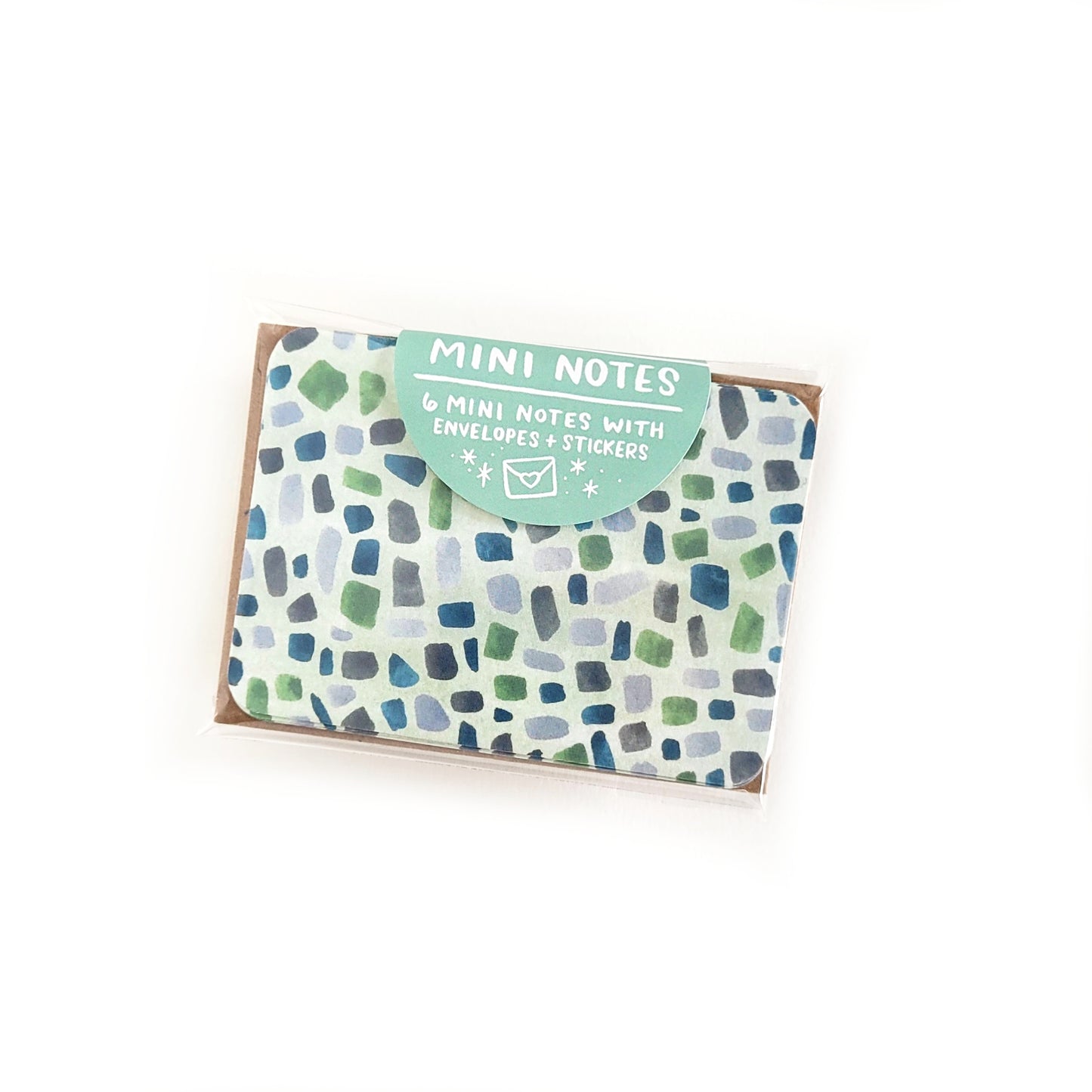Minty Terrazzo Mini Note Set