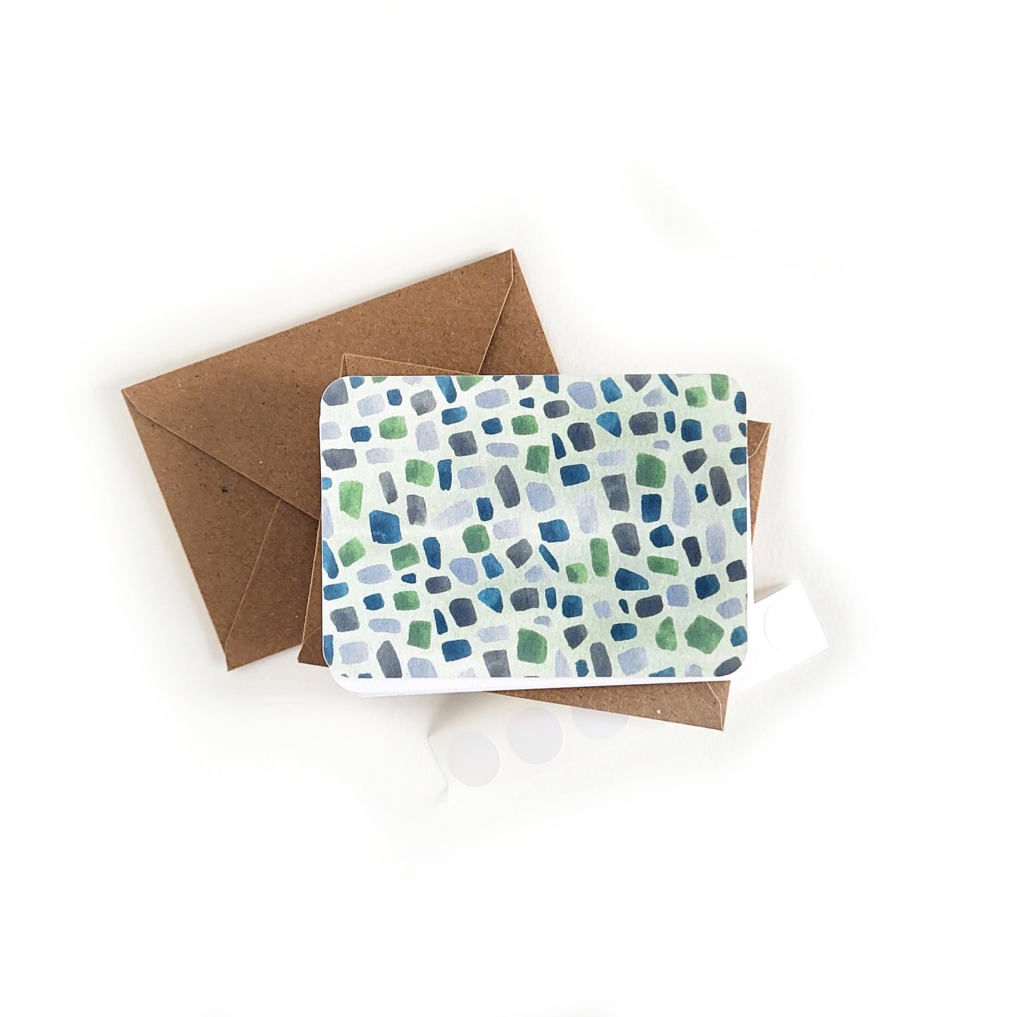 Minty Terrazzo Mini Note Set