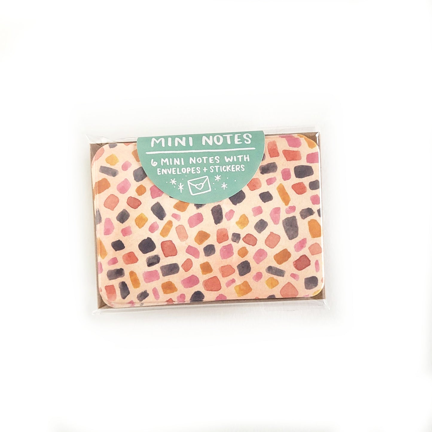 Peachy Terrazzo Mini Note Set