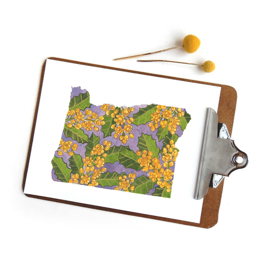 Oregon Grape Flower Print Download