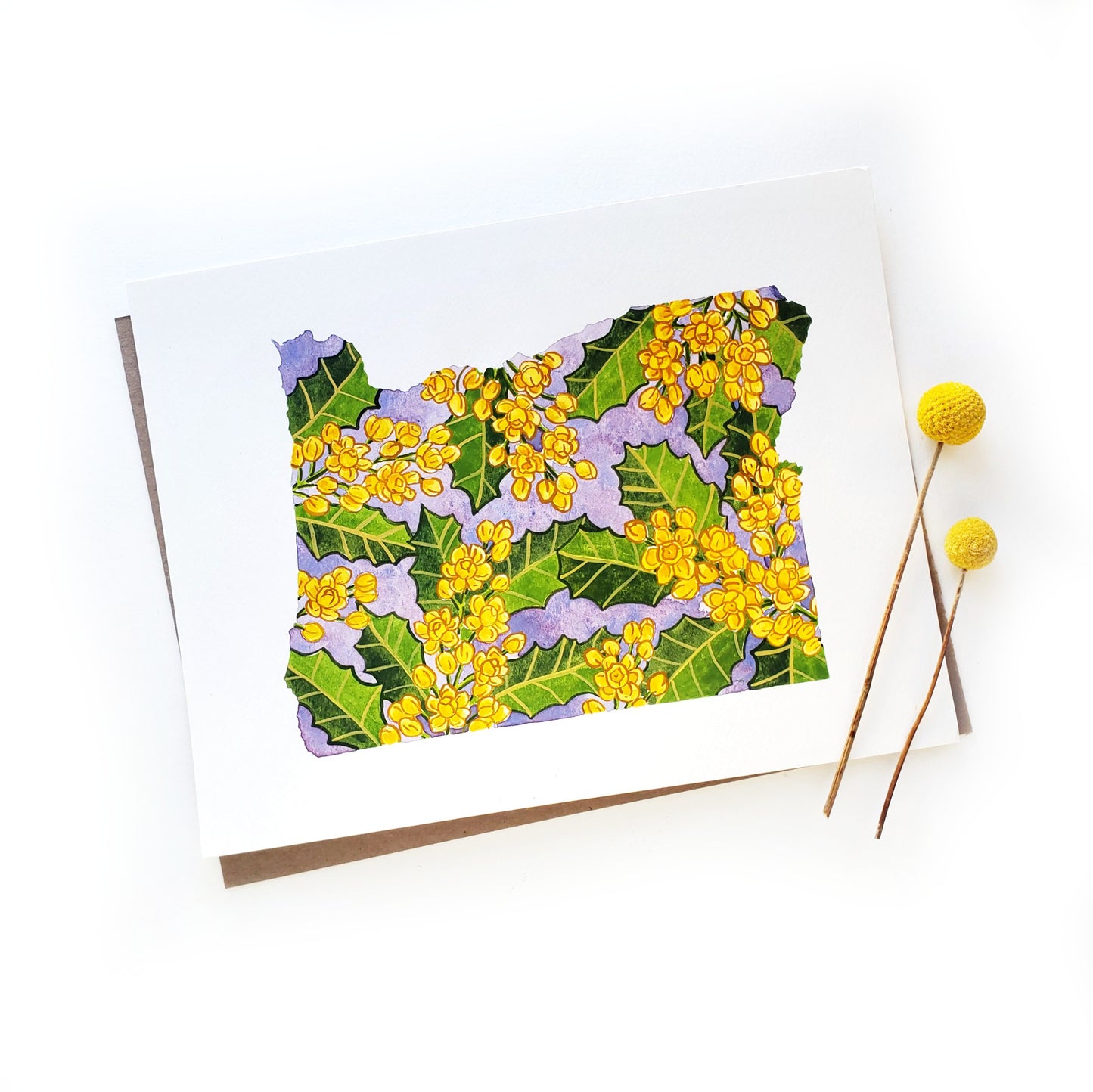 Oregon State Flower Original Watercolor