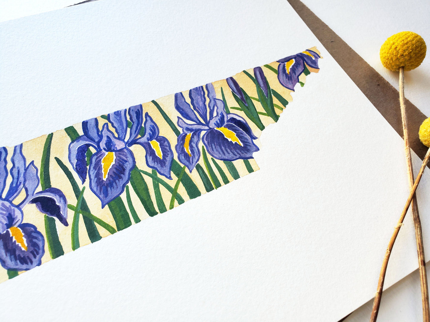 Tennessee State Flower Original Watercolor