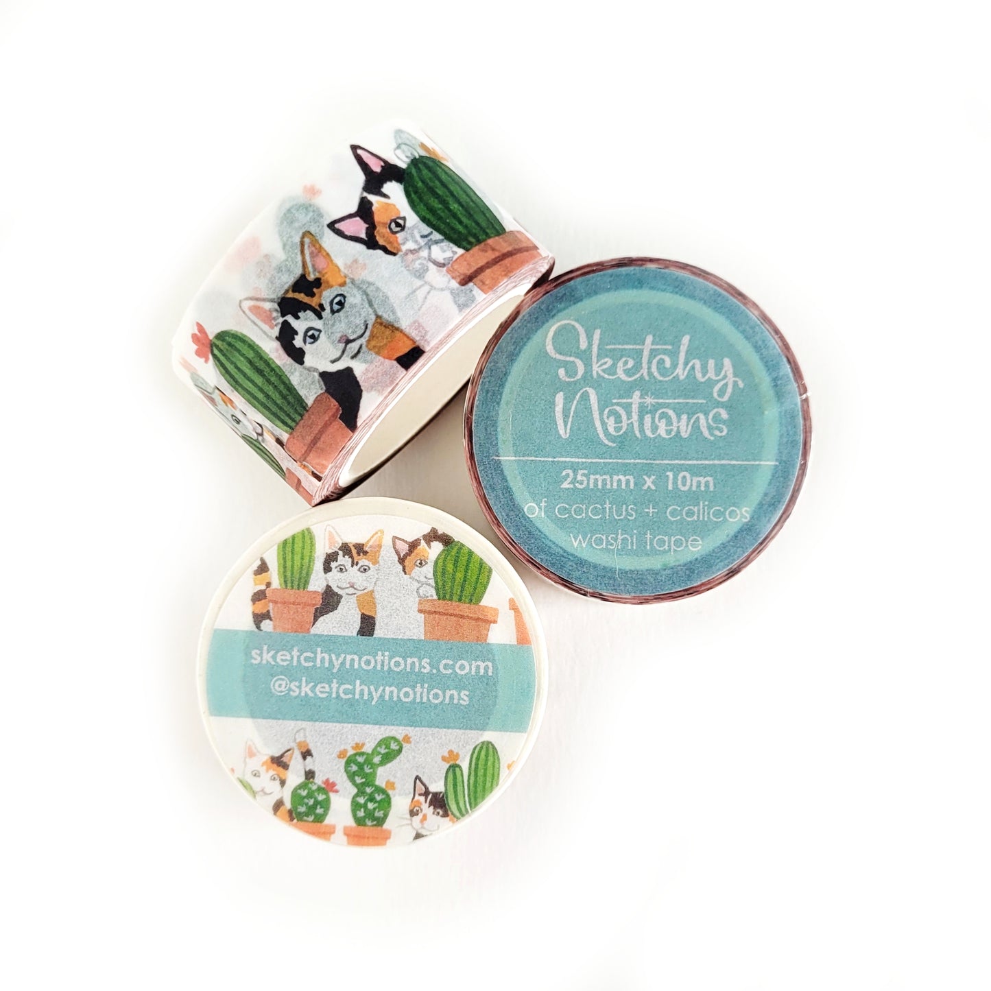 Cactus + Calicos Washi Tape - 25mm