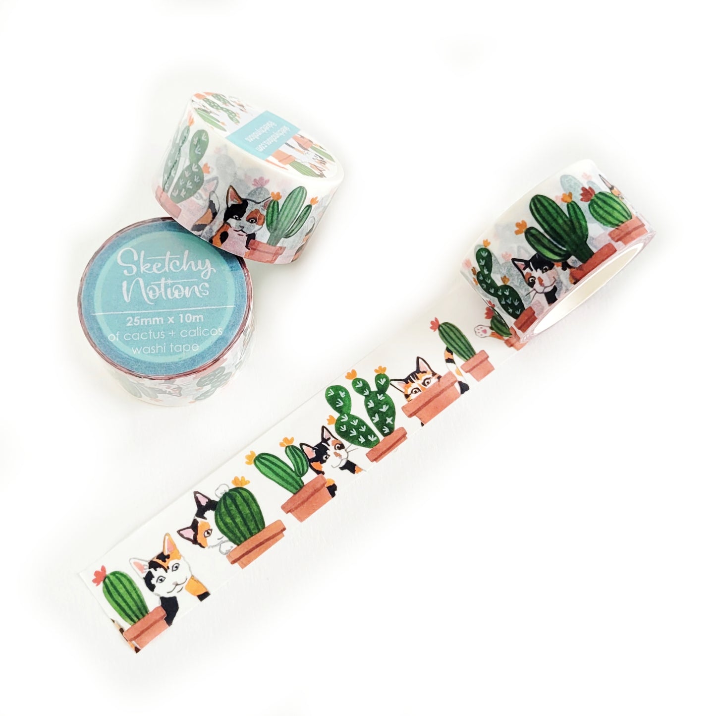 Cactus + Calicos Washi Tape - 25mm