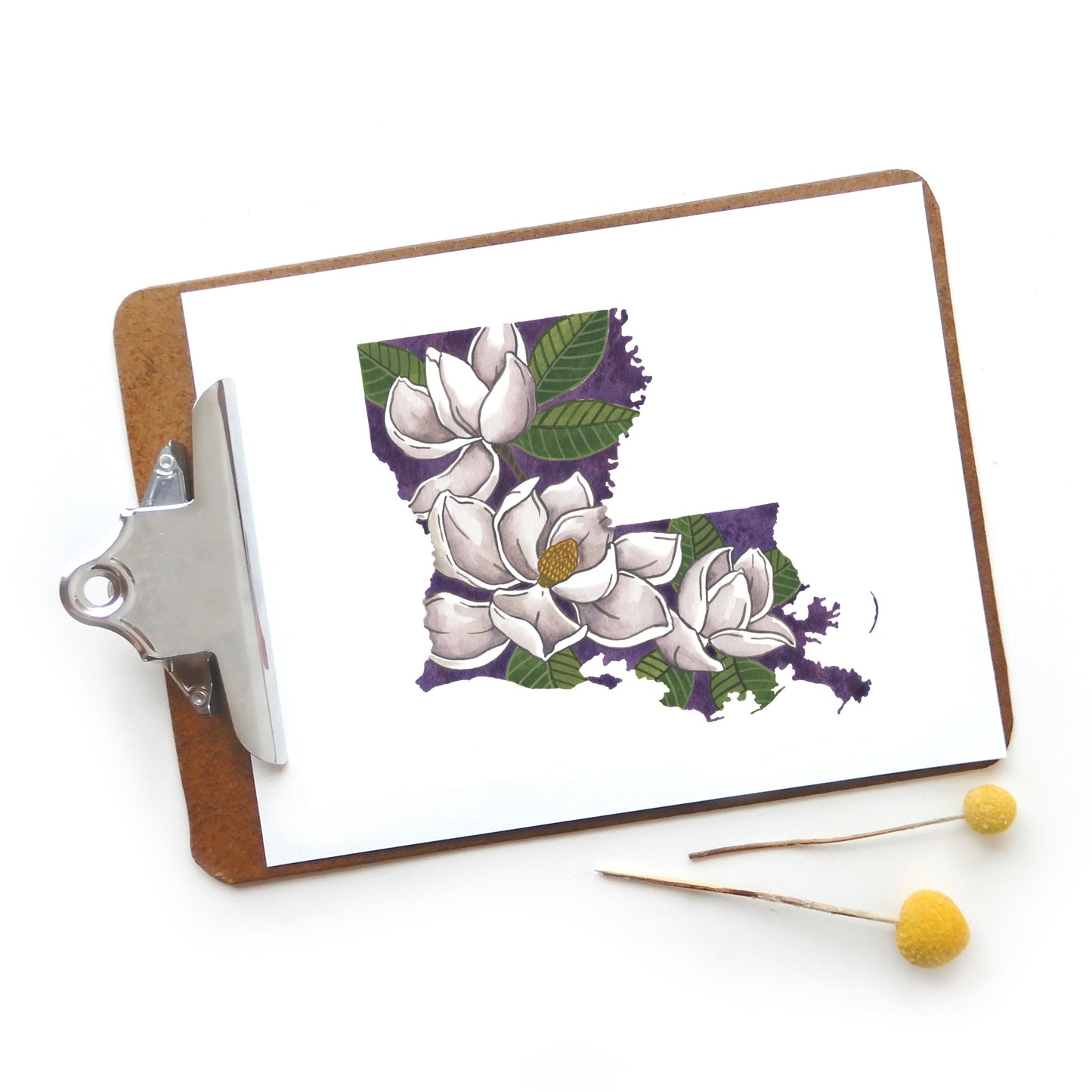 Louisiana Magnolia Print Download