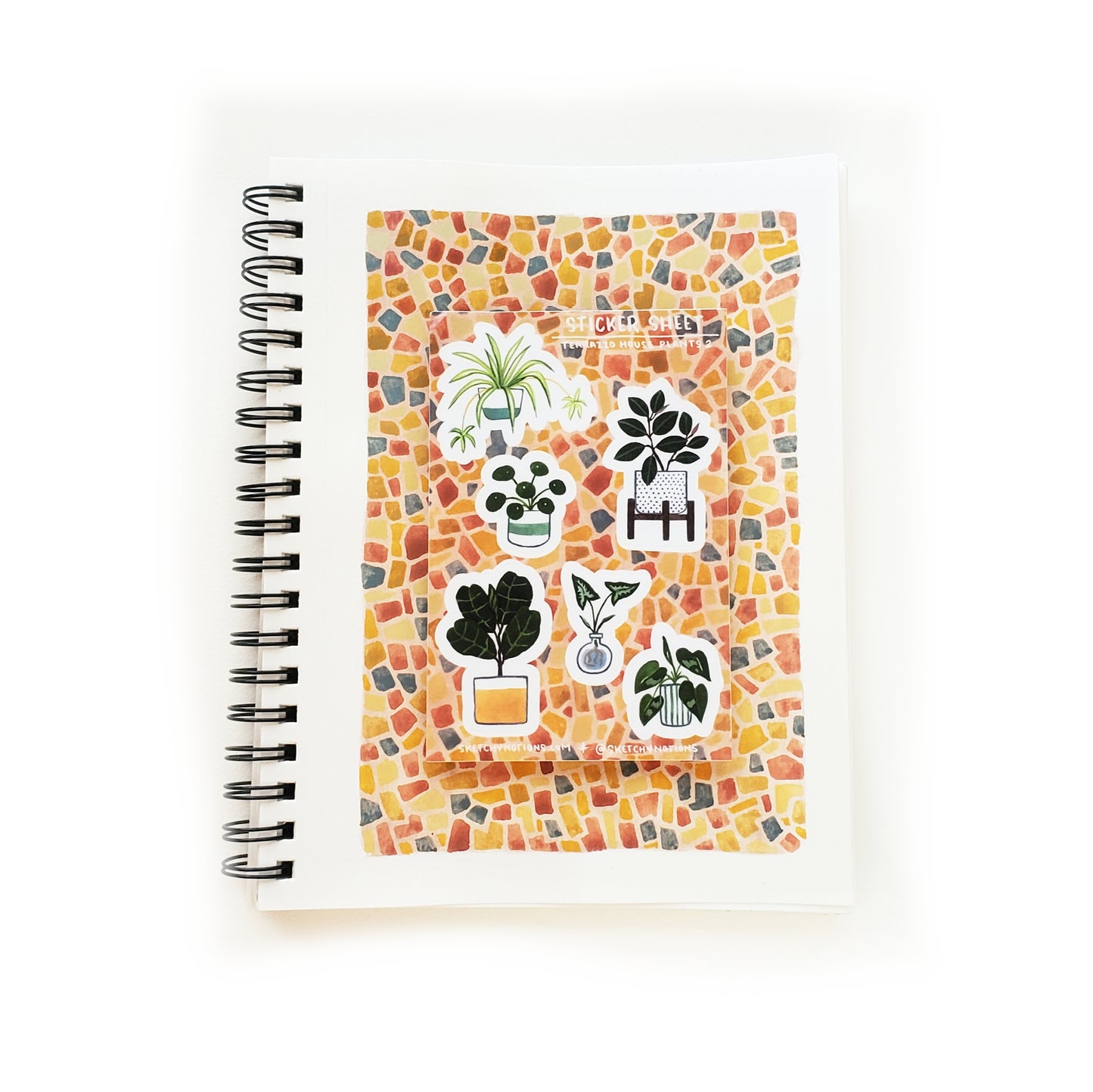 Terrazzo Houseplants Sticker Sheet 2