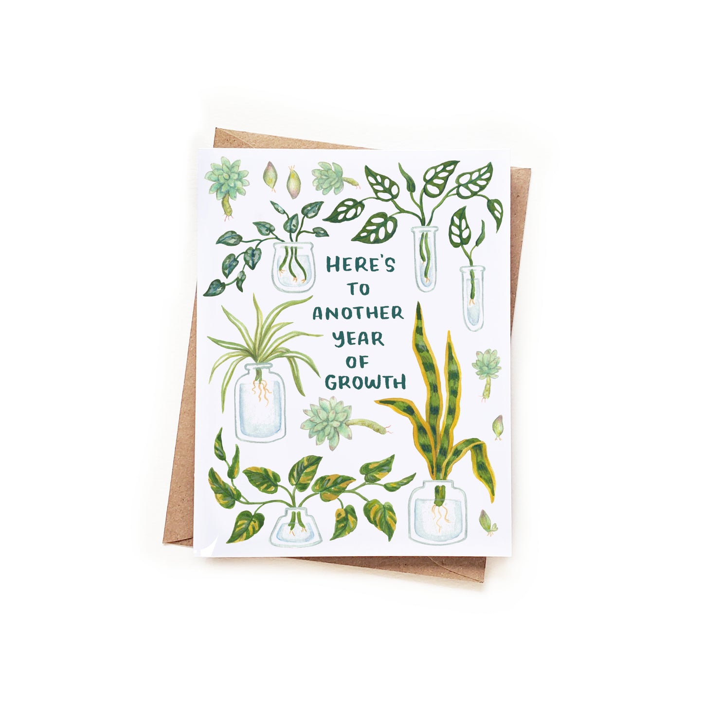 Plant Growth Propogation Birthday Card
