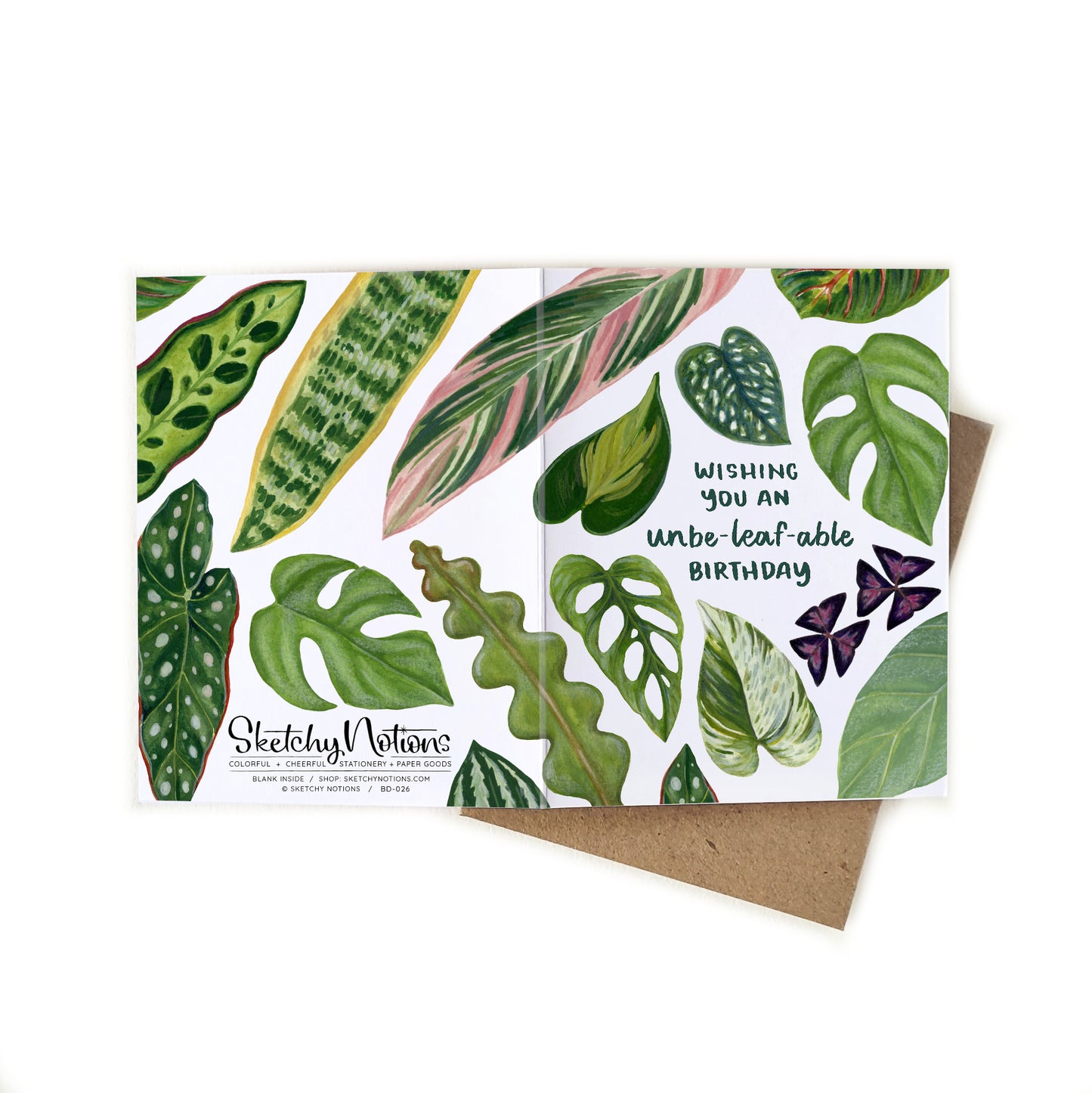 Unbe-leaf-able Birthday Card