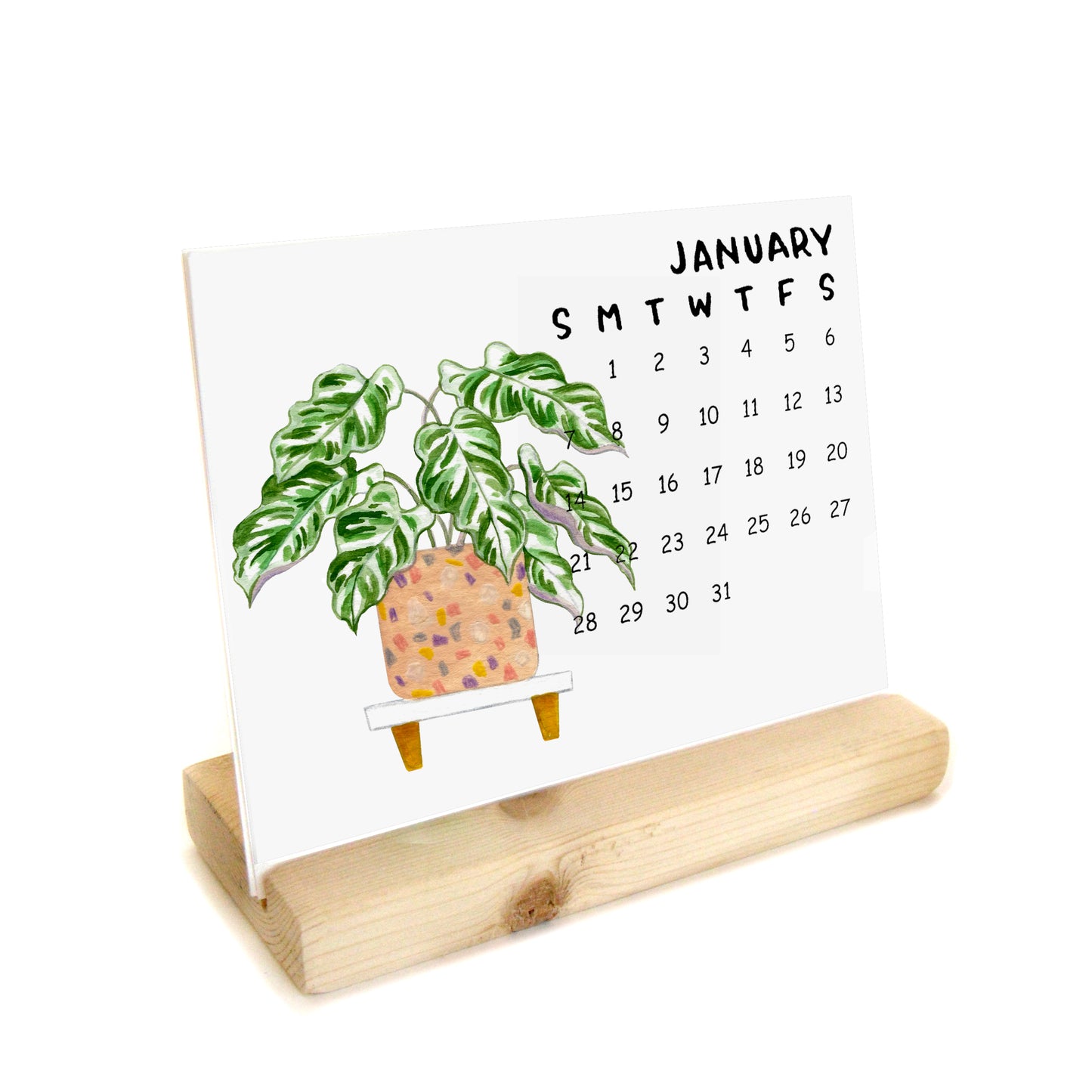 Pre-Order 2025 Small Houseplants Desk Calendar