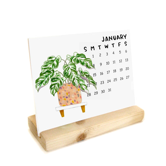 2025 Small Houseplants Desk Calendar