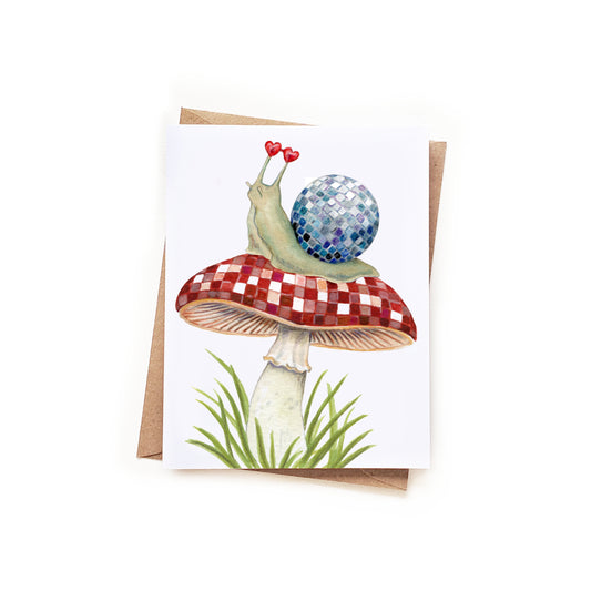 Disco Snail Card