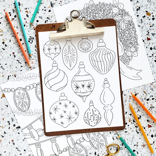 Classic Christmas Coloring Pages