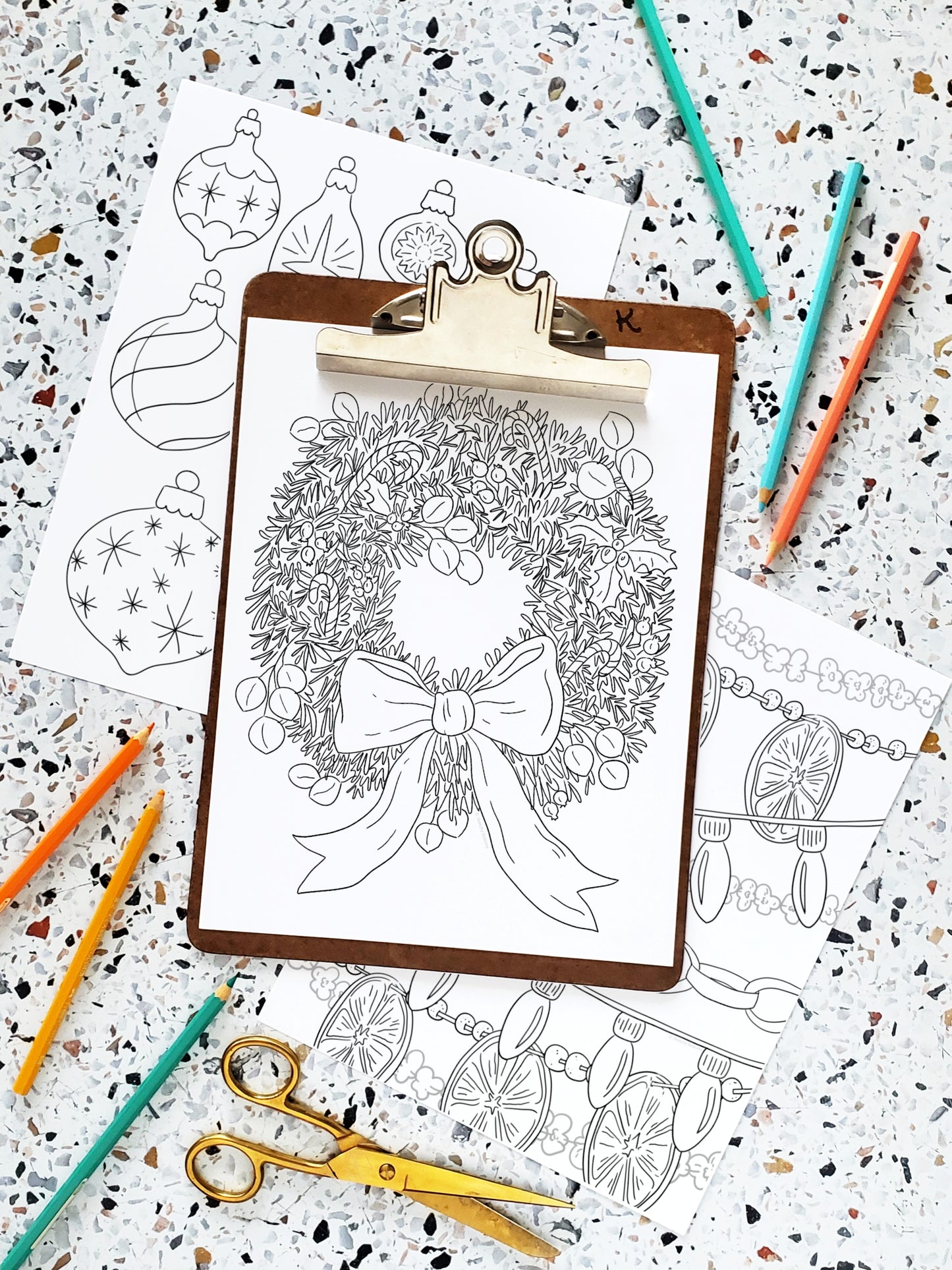 Classic Christmas Coloring Pages