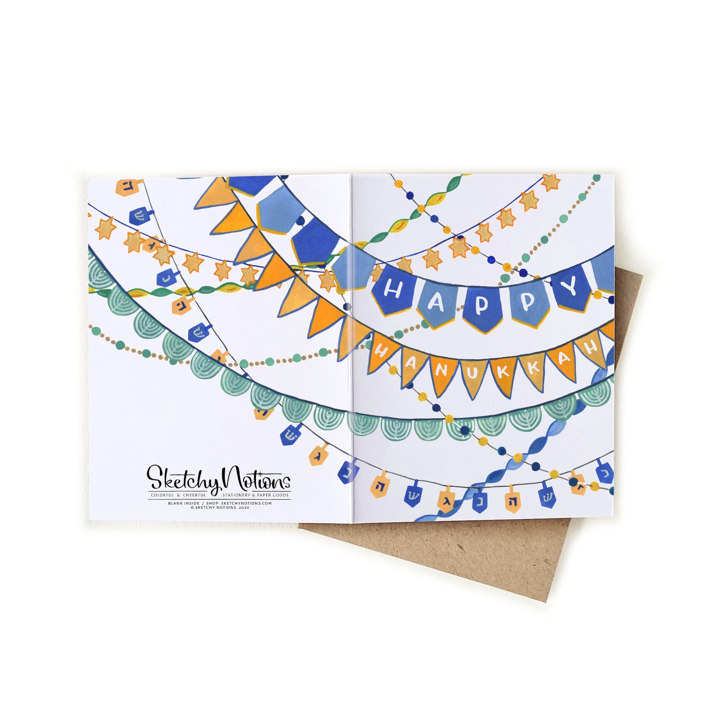 Happy Hanukkah Decorations Card