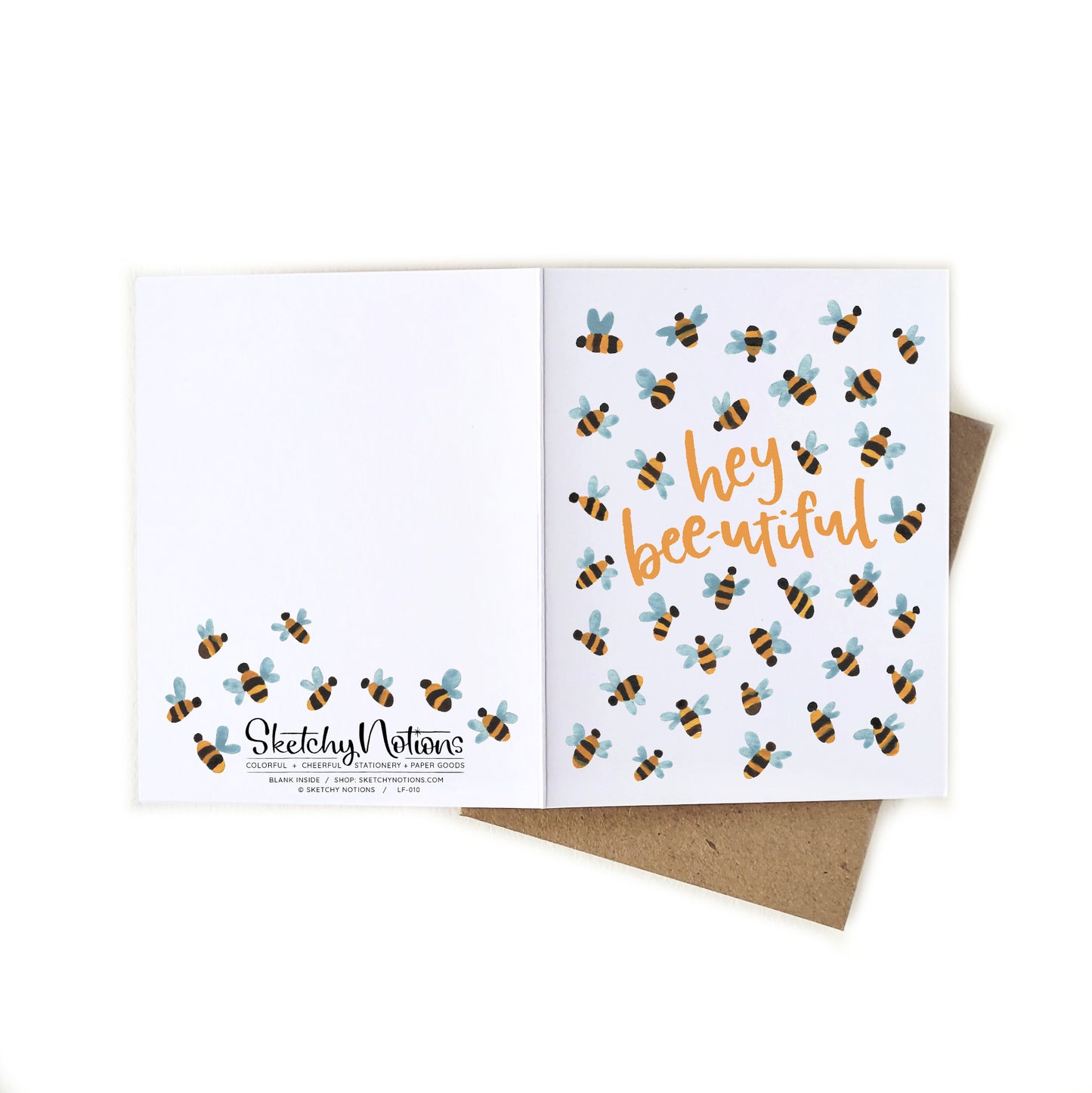 Hey Bee-utiful Punny Love Card