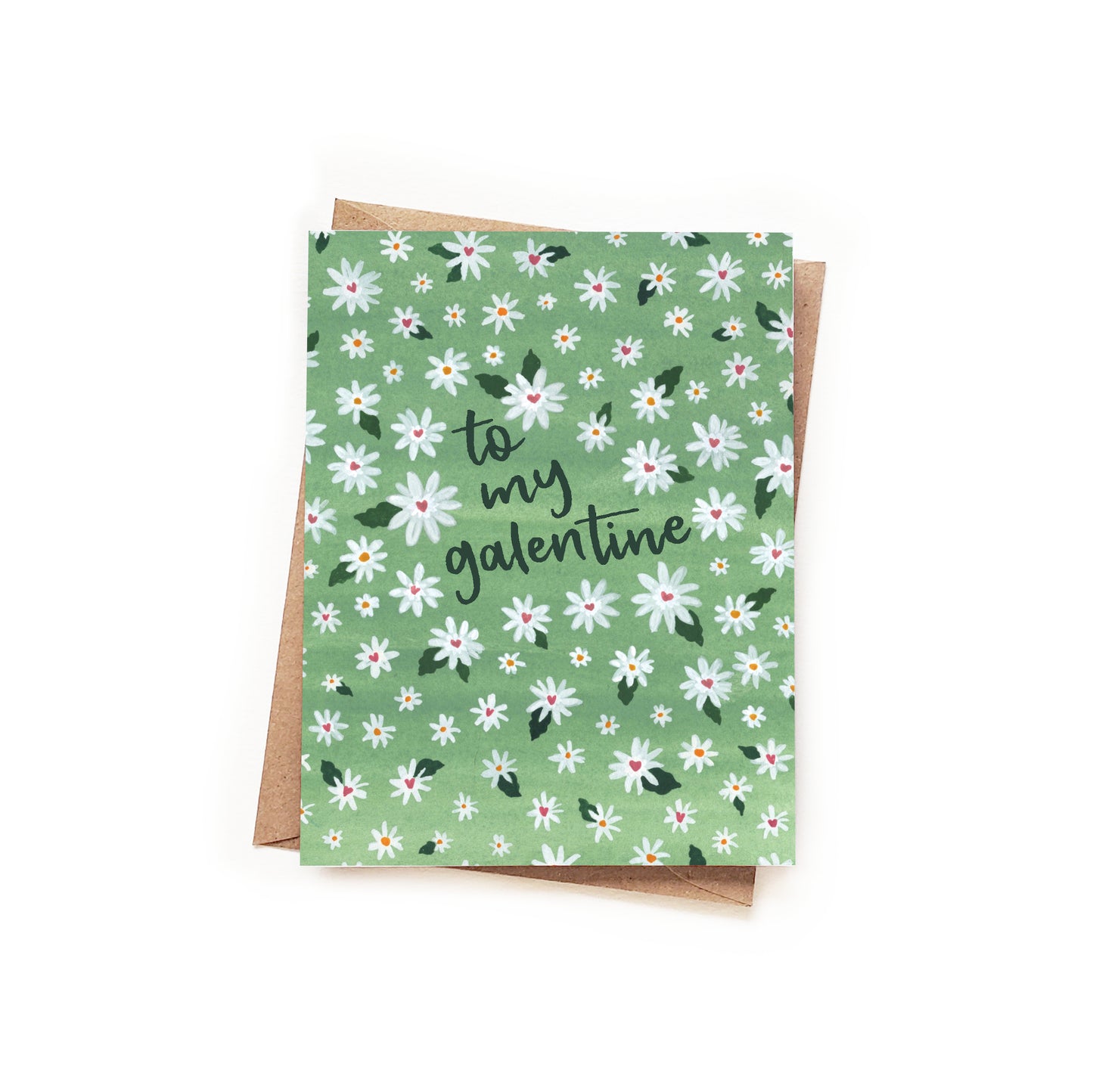 To My Galentine Heart Daisies Card