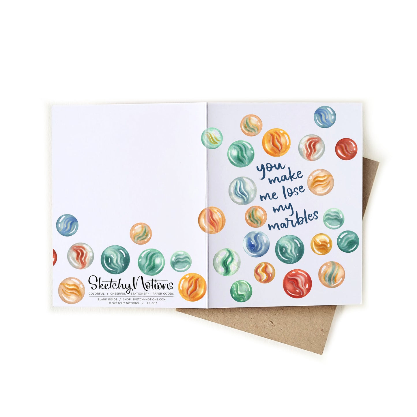 Lose My Marbles Love Card