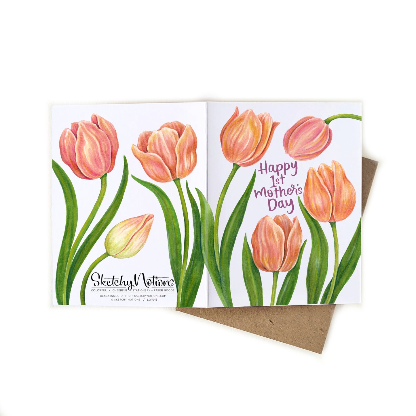 Happy 1st Mother's Day Tulips Card