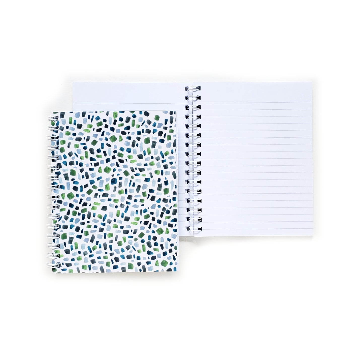 Minty Terrazzo Small Lined Notebook