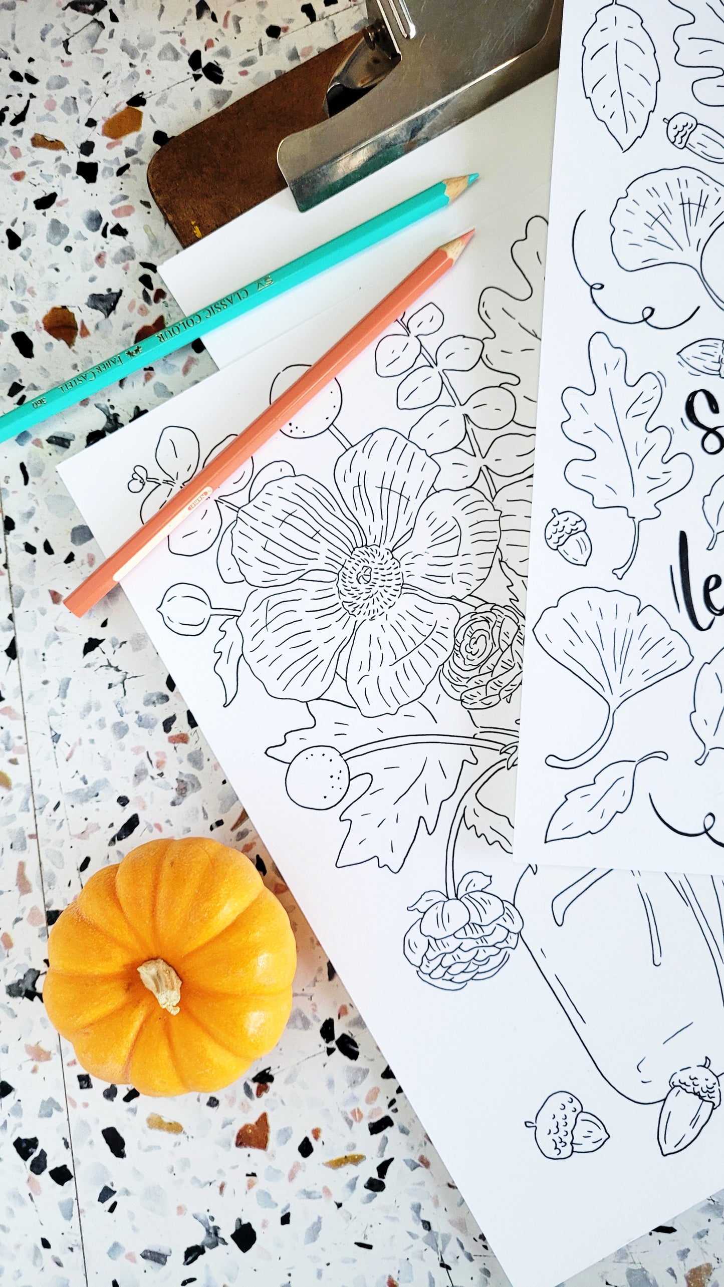 Autumn Delights Coloring Pages