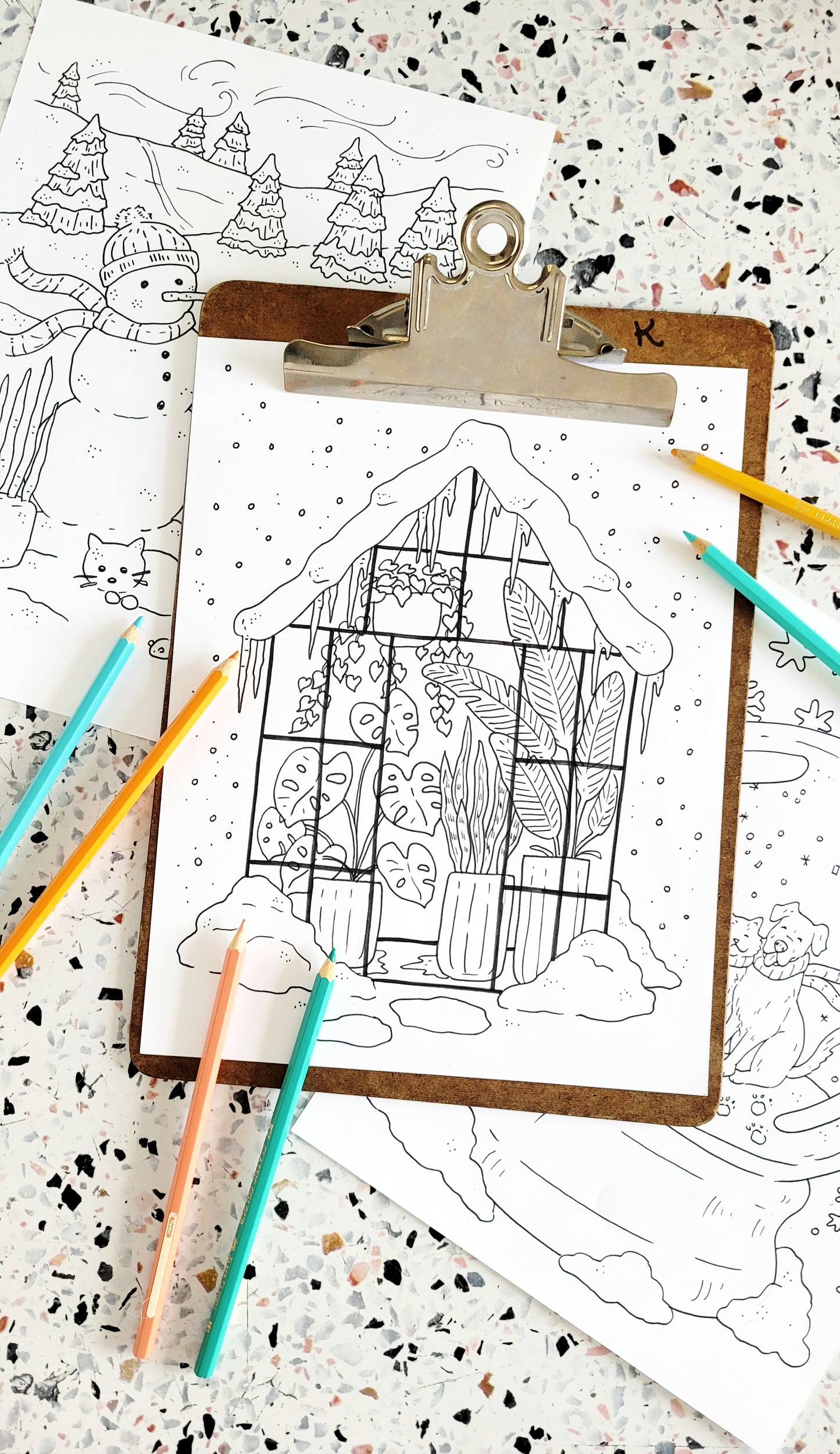 Winter Wonderland Coloring Pages