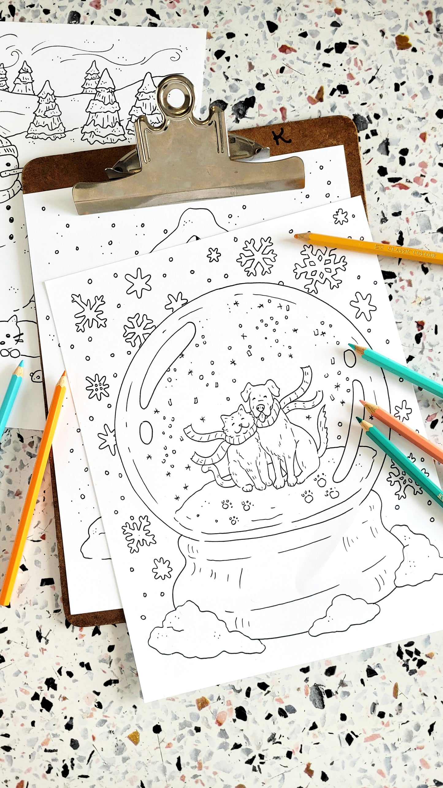 Winter Wonderland Coloring Pages